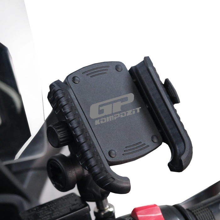 GP Kompozit Motorbike Phone Holder Mount, Anti Vibration Motorcycle Phone Holder Black Compatible For Honda Forza 250 / Forza 350 / NSS350 2018-2026