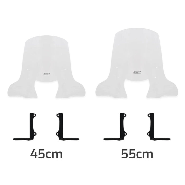 GP Kompozit Windshield Windscreen Clear Compatible For Piaggio Medley 150 / Medley 150S  2016-2024