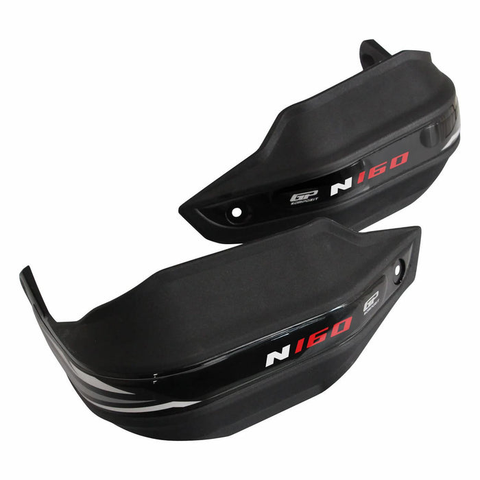 GP Kompozit Plastic Handguard Black Compatible For Bajaj Pulsar N160 2025