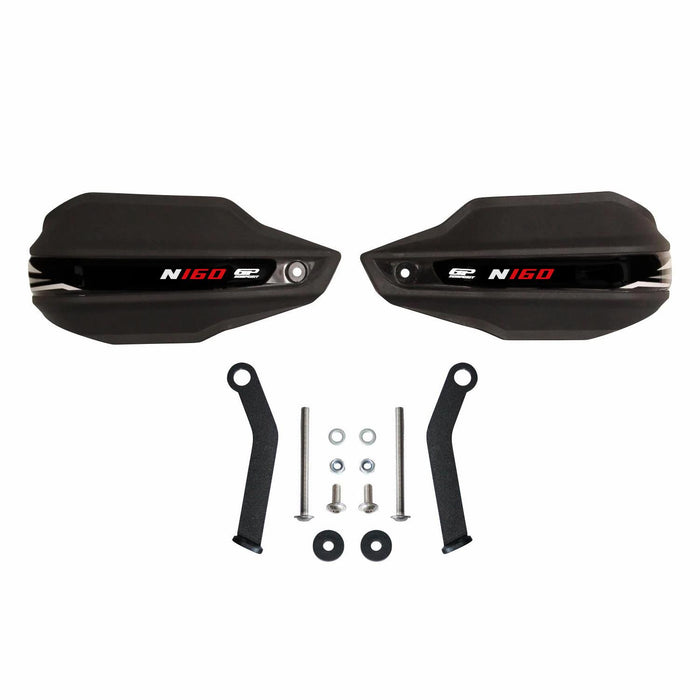 GP Kompozit Plastic Handguard Black Compatible For Bajaj Pulsar N160 2025