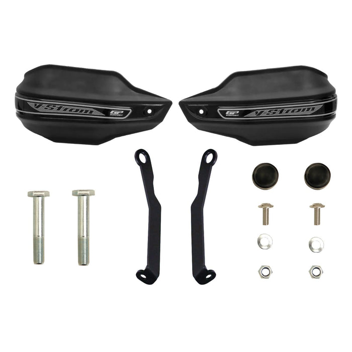 GP Kompozit Plastic Handguard Black-Gray Compatible For Suzuki V-Strom 800DE 2024-2025