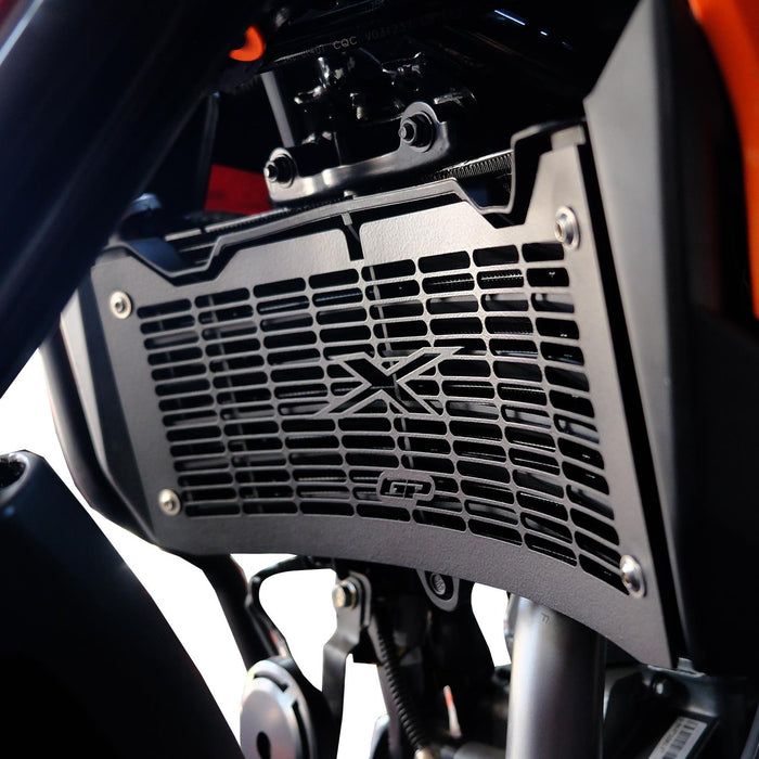 GP Kompozit Radiator Grille Guard Protector Cover Black Compatible For KTM 390 Adventure X 2025