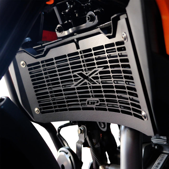 GP Kompozit Radiator Grille Guard Protector Cover Black Compatible For KTM 390 Adventure X 2025