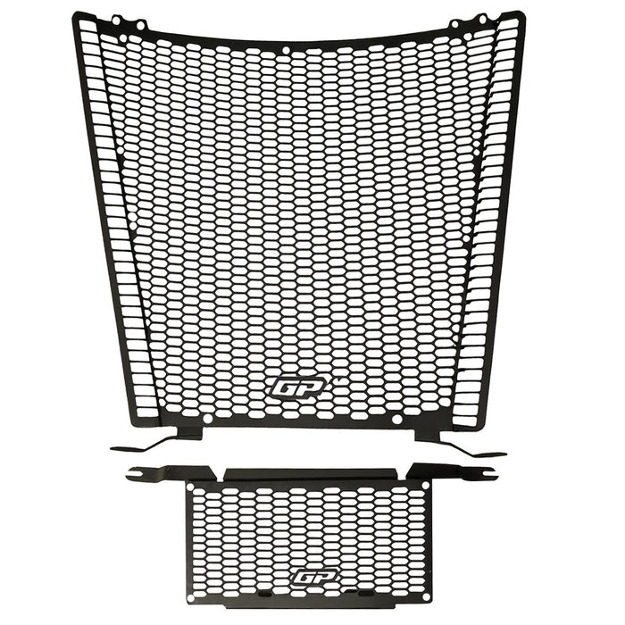 GP Kompozit Radiator Grille Guard Protector Cover Black Compatible For BMW M 1000 RR 2021-2024