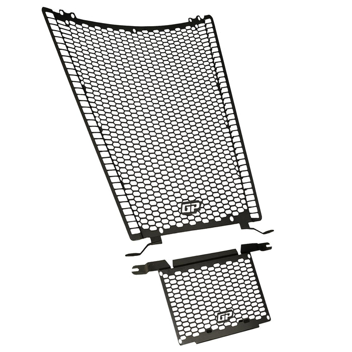 GP Kompozit Radiator Grille Guard Protector Cover Black Compatible For BMW M 1000 RR 2021-2024