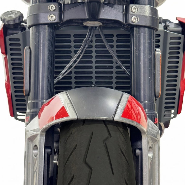 GP Kompozit Radiator Grille Guard Protector Cover Black Compatible For Triumph Trident 660 2021-2025