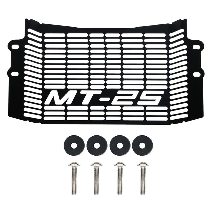 GP Kompozit Radiator Grille Guard Protector Cover Black Compatible For Yamaha MT-25 / MT-03 2020-2026