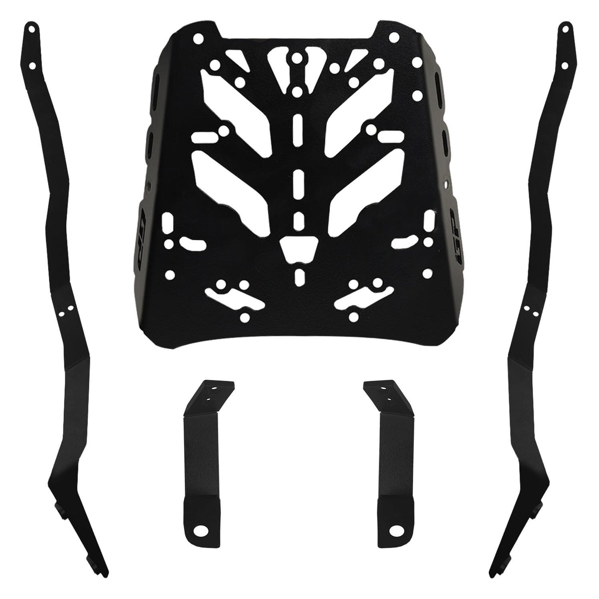 GP Kompozit Rear Luggage Rack Black Compatible For TVS Raider 125 2024 ...
