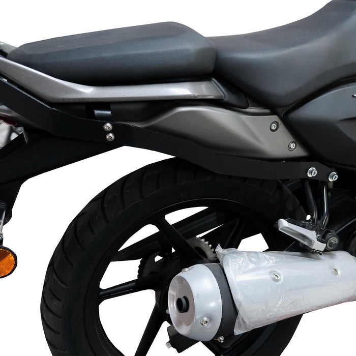 GP Kompozit Rear Luggage Rack Black Compatible For TVS Raider 125 2024-2025