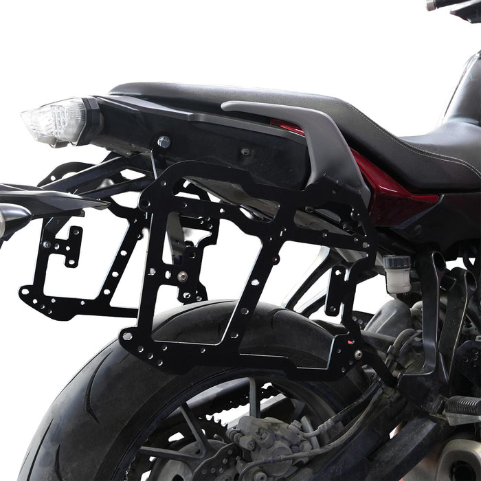 GP Kompozit Side Carrier Pannier Rack Black Compatible For Yamaha MT-07 Tracer 2016-2024