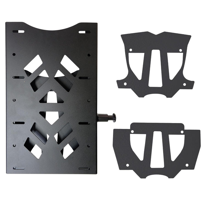 GP Kompozit Adjustable Rear Luggage Rack Black Compatible For Yamaha NMAX 125 / NMAX 155 2021-2025