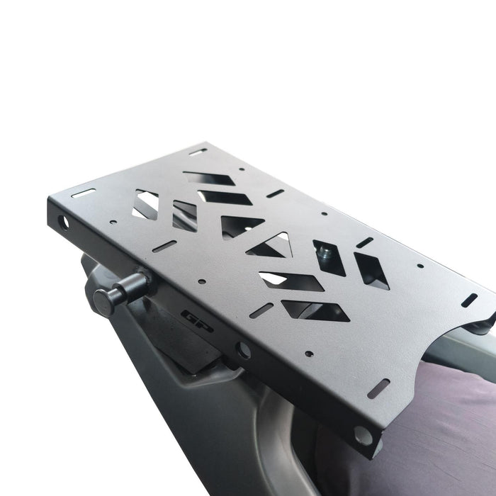 GP Kompozit Adjustable Rear Luggage Rack Black Compatible For Yamaha NMAX 125 / NMAX 155 2021-2025