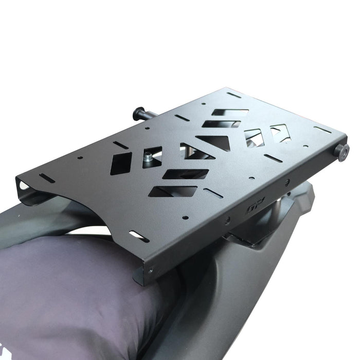 GP Kompozit Adjustable Rear Luggage Rack Black Compatible For Yamaha NMAX 125 / NMAX 155 2021-2025