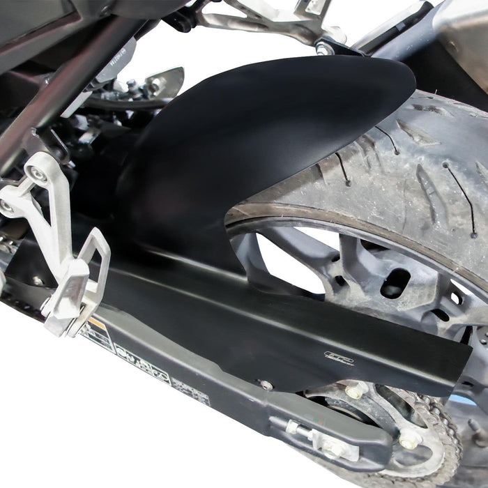 GP Kompozit Rear Wheel Fender Hugger Splash Guard Black Compatible For Honda CB750 Hornet 2023-2026