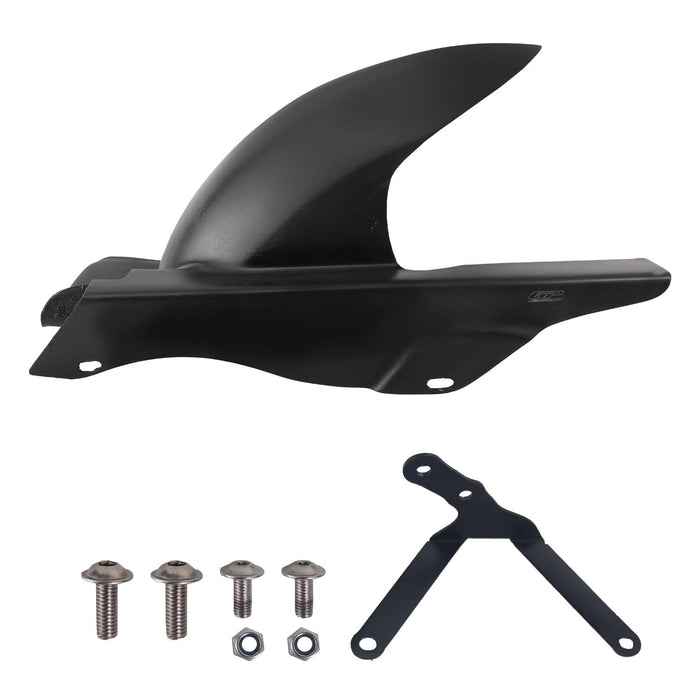 GP Kompozit Rear Wheel Fender Hugger Splash Guard Black Compatible For Honda CB750 Hornet 2023-2026