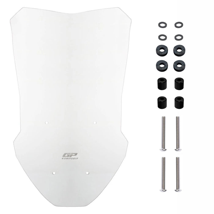 GP Kompozit Pare-brise transparent compatible avec Rks Freccia 150 2022-2023 