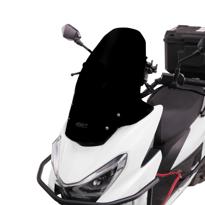 GP Kompozit Windshield Windscreen Black Compatible For RKS Newlight 125 Pro  2022-2024