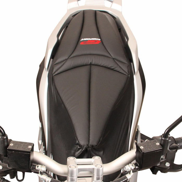 GP Kompozit Motorcycle Seated Cover Black Compatible For RKS Veloce 150 2022-2024