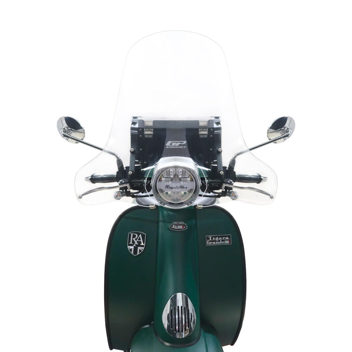 GP Kompozit Windshield Windscreen Clear Compatible For Royal Alloy Tigara Grande 125 / 150 / 300  2020-2024
