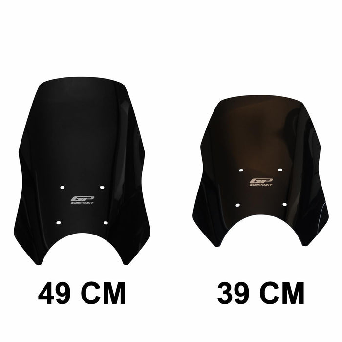 Parabrisas GP Kompozit Negro Compatible con Royal Enfield Himalayan 2024