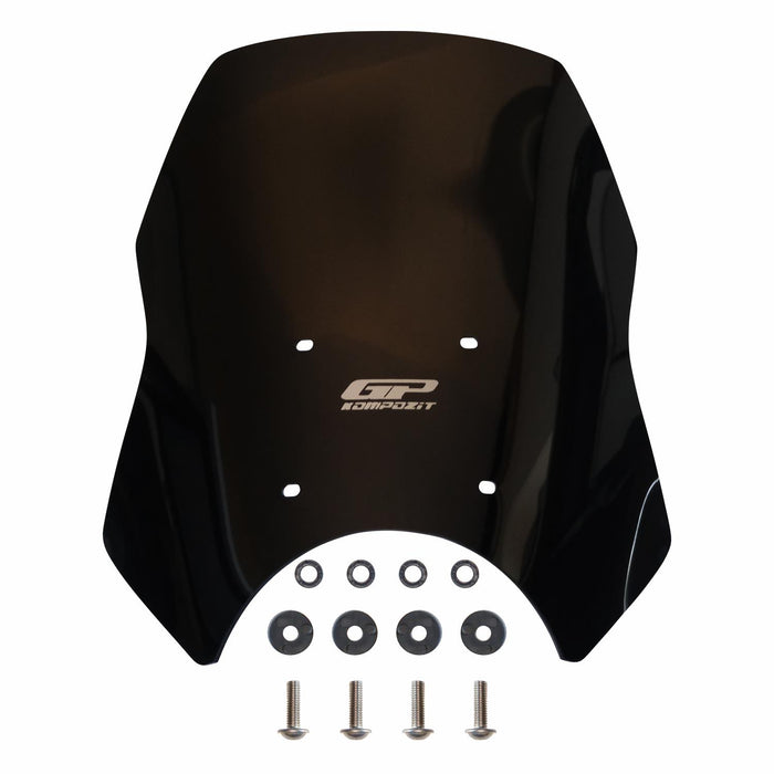 GP Kompozit Windshield Windscreen Black Compatible For Royal Enfield Himalayan  2024
