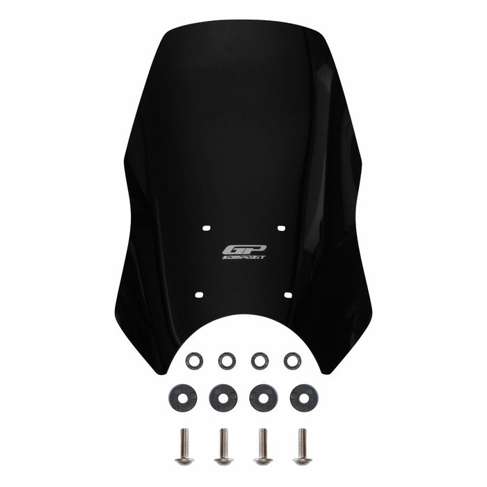 GP Kompozit Windshield Windscreen Black Compatible For Royal Enfield Himalayan  2024