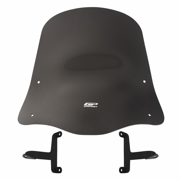 GP Kompozit Windshield Windscreen Black Compatible For Scooter Universal  2020