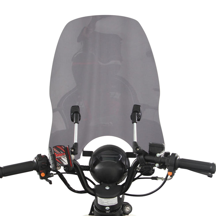 GP Kompozit Adjustable Windshield Windscreen Clear For Scooter Universal