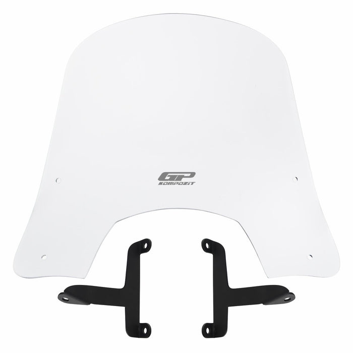 GP Kompozit For Universal Scooter Short Windshield Windscreen Clear