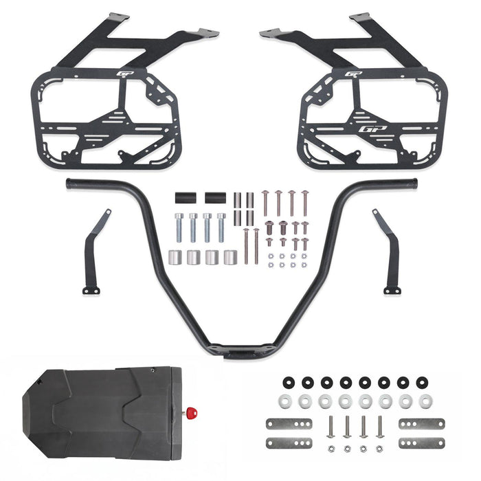 GP Kompozit Side Carrier Pannier Rack Black Compatible For Honda Africa Twin CRF1100L L1  2020-2024