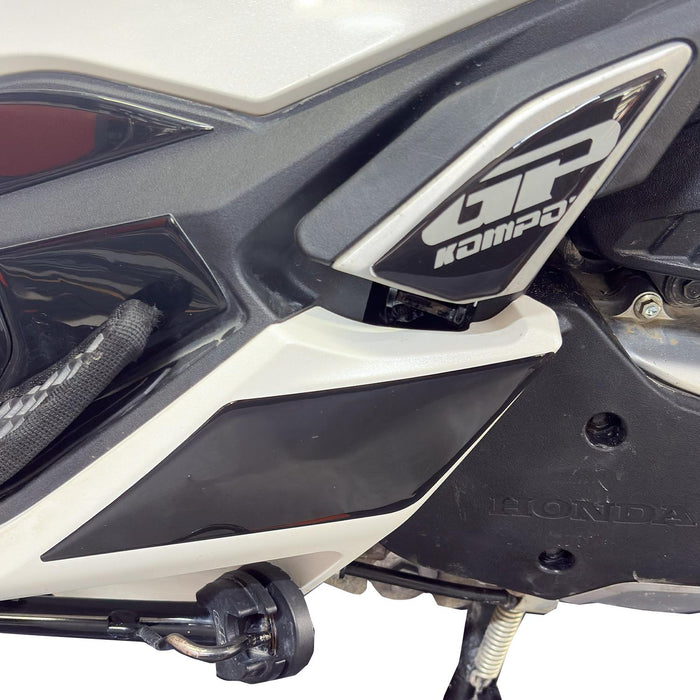GP Kompozit Side Leg Tank Pad Black Compatible For Honda PCX125 / PCX150  2021-2024