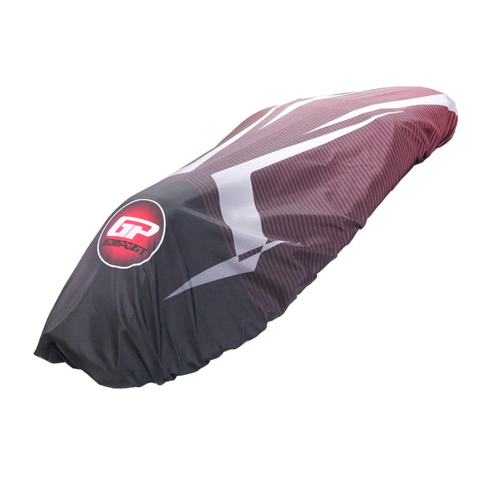 GP Kompozit SLK02 Funda de asiento universal impermeable para motocicleta, a prueba de lluvia y polvo XXL