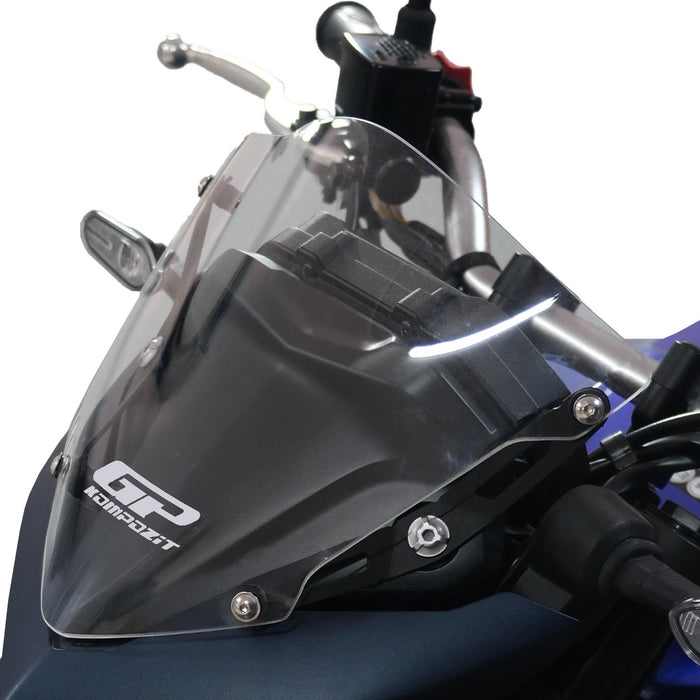 GP Kompozit Parabrisas Deportivo Transparente Compatible Para Yamaha MT-25 / MT-03 2020-2023 