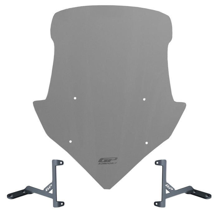 GP Kompozit Windshield Windscreen Smoked Compatible For Suzuki Avenis 125  2023-2024