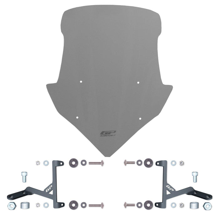 GP Kompozit Windshield Windscreen Smoked Compatible For Suzuki Avenis 125  2023-2024