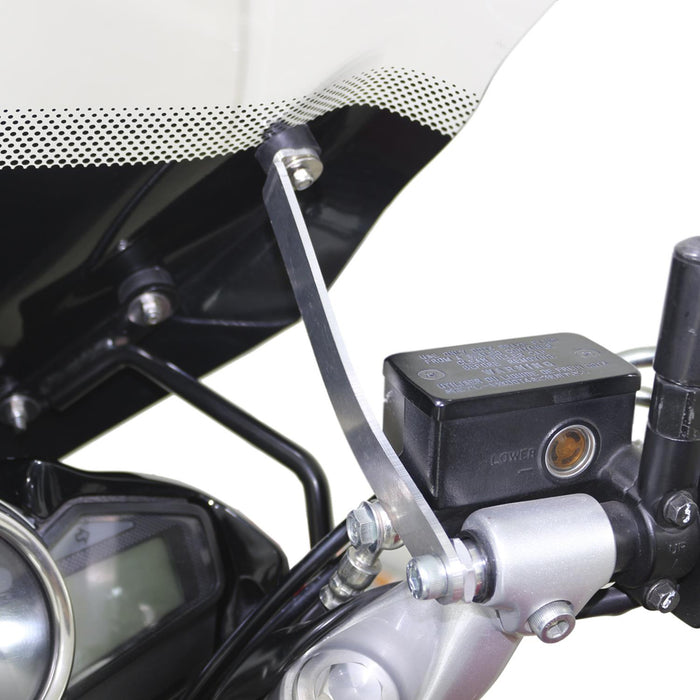 GP Kompozit Touring Windshield Windscreen Smoked Compatible For Suzuki GW250 Inazuma  2012-2016