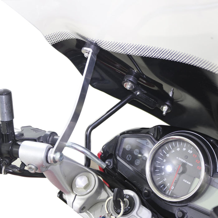 GP Kompozit Touring Windshield Windscreen Clear Compatible For Suzuki GW250 Inazuma 2012-2016