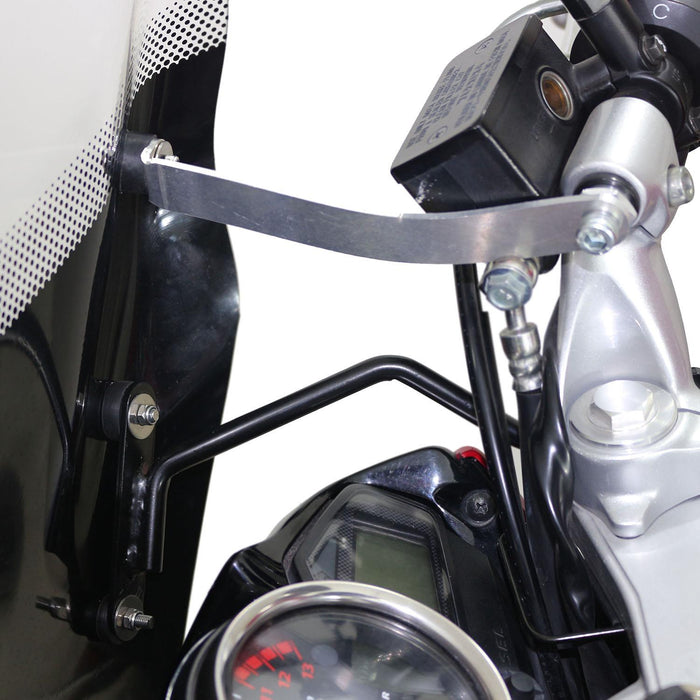 GP Kompozit Parabrisas Touring Transparente Compatible Para Suzuki GW250 Inazuma 2012-2016 