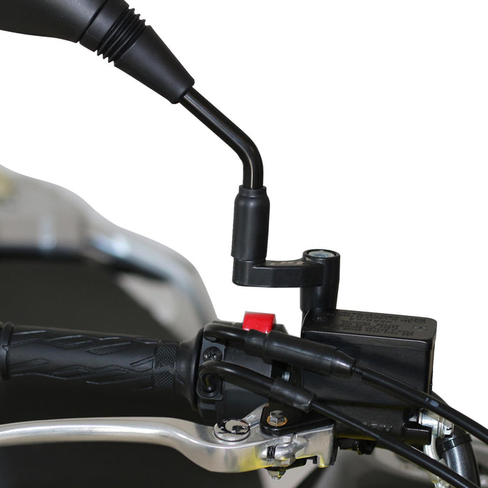 GP Kompozit Mirror Riser Extenders Black Compatible For Suzuki V-Strom 250 2017-2020