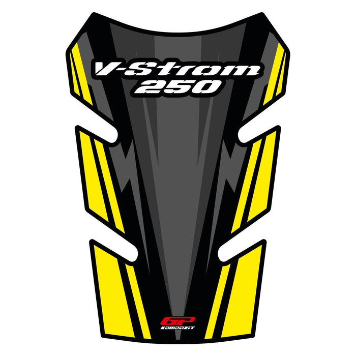 GP Kompozit Protection de réservoir Jaune Compatible pour Suzuki V-Strom 250 2017-2020 