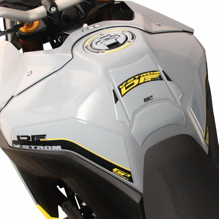 GP Kompozit Tank Pad Set Yellow Compatible For Suzuki V-Strom 800DE 2023-2024