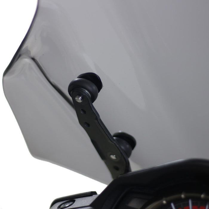 GP Kompozit Pare-brise noir compatible pour Suzuki V-Strom DL 1000 2015-2019 