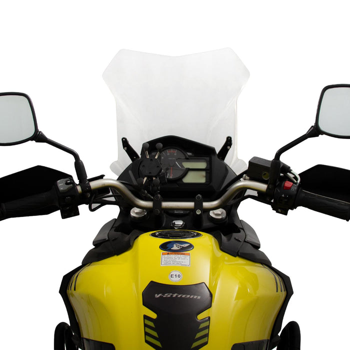 GP Kompozit Windshield Windscreen Smoked Compatible For Suzuki V-Strom DL 650 2017-2023