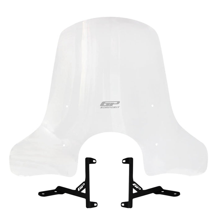 GP Kompozit Pare-brise transparent compatible avec Sym Fiddle 2009-2023 