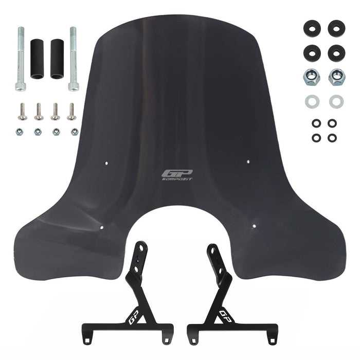 GP Kompozit Windshield Windscreen Smoked Compatible For SYM Fiddle  2024