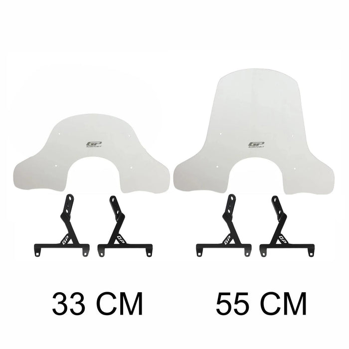 GP Kompozit Windshield Windscreen Clear Compatible For SYM Fiddle  2024