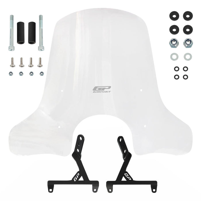 GP Kompozit Windshield Windscreen Clear Compatible For SYM Fiddle  2024