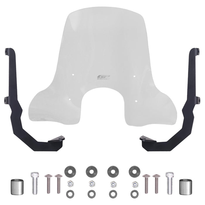 GP Kompozit Windshield Windscreen Clear Compatible For SYM Fiddle 4  2022-2024