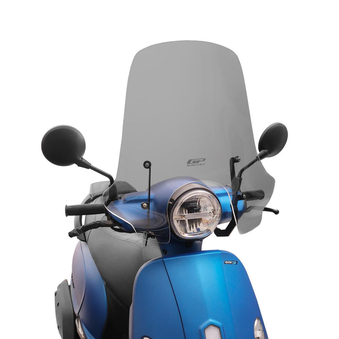 GP Kompozit Windshield Windscreen Smoked Compatible For SYM Fiddle 4 2022-2024 2022-2024