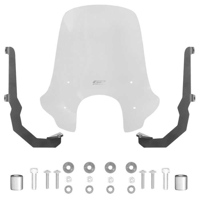 GP Kompozit Windshield Windscreen Clear Compatible For SYM Fiddle 4  2022-2024